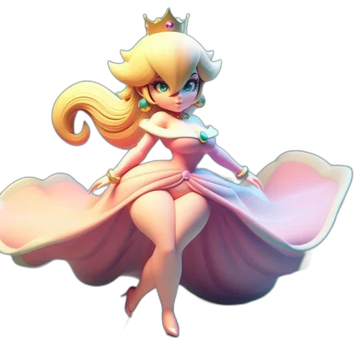 crown, dress, staff, concept art transparent PNG cut-out