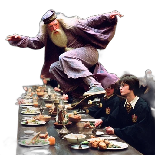 dragon, food, staff, creature transparent PNG cut-out
