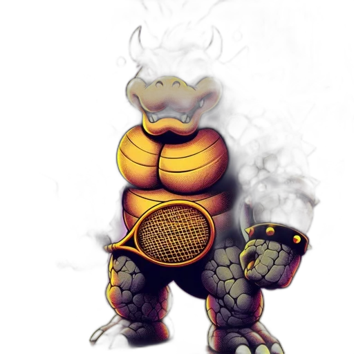 dragon, staff, animal, robot transparent PNG cut-out