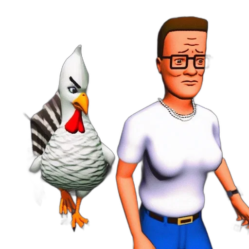 animal, pixel art, 3d render, cartoon transparent PNG cut-out
