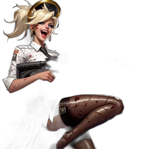 weapon, shoes, staff, dress transparent PNG cut-out