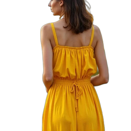 dress, photorealistic, golden, colorful transparent PNG cut-out