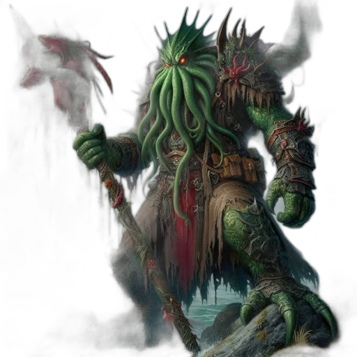 creature, dragon, staff, concept art transparent PNG cut-out