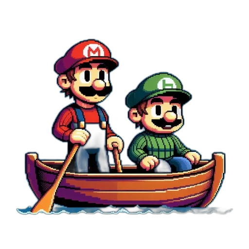 pixel art, concept art, watercolor, 3d render transparent PNG cut-out