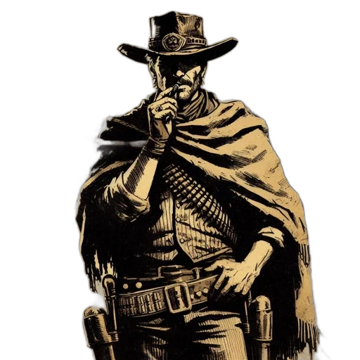 weapon, jacket, comic book art, concept art transparent PNG cut-out