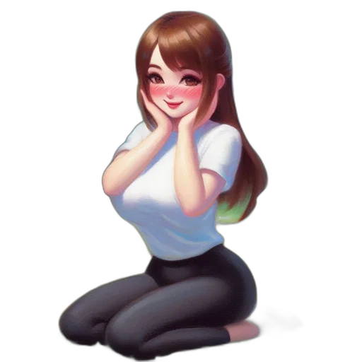 staff, dress, face, pixel art transparent PNG cut-out