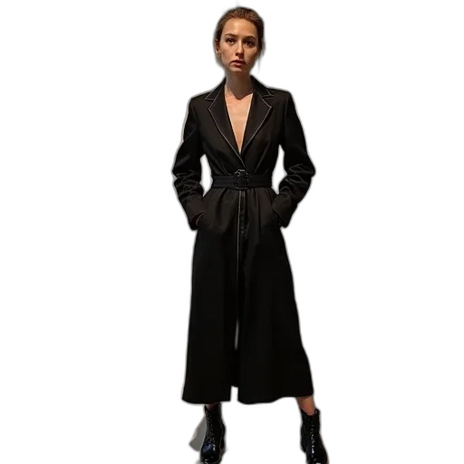 jacket, dress, staff, concept art transparent PNG cut-out