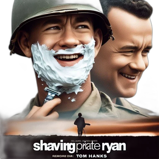 movie, poster, shaving, private transparent PNG cut-out
