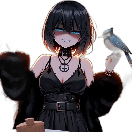 dress, mask, weapon, staff transparent PNG cut-out