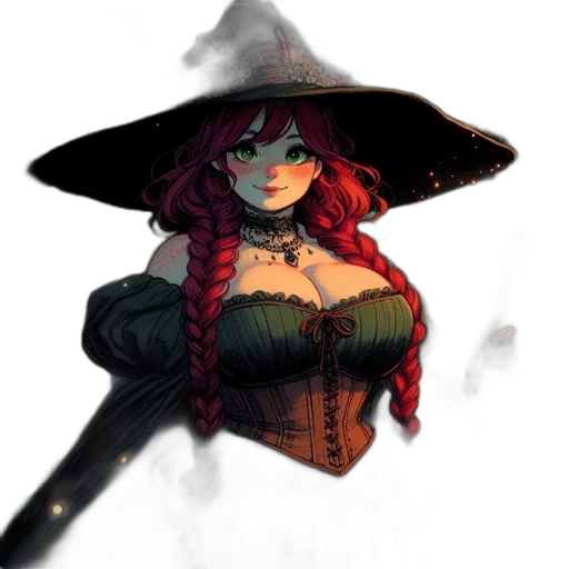 hat, staff, dress, mask transparent PNG cut-out