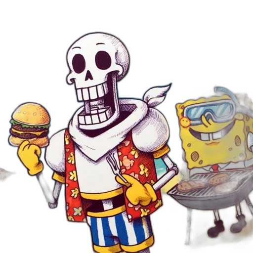 food, robot, weapon, staff transparent PNG cut-out