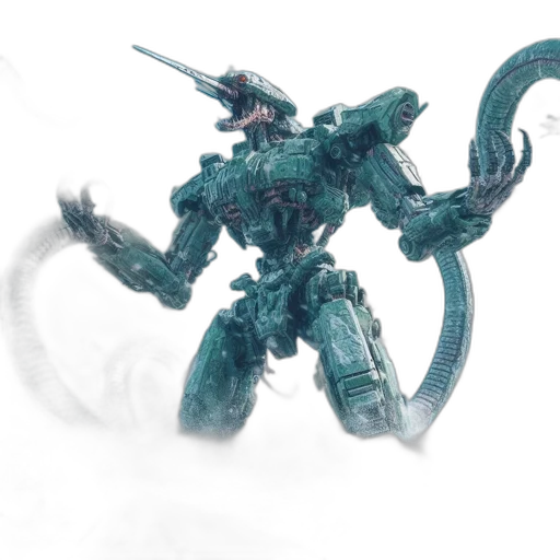 robot, dragon, creature, weapon transparent PNG cut-out