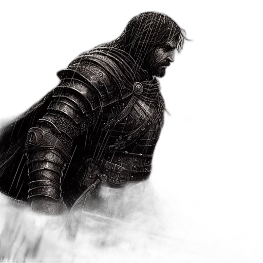 sword, weapon, face, fantasy art transparent PNG cut-out