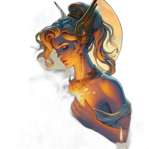 dragon, mask, staff, crown transparent PNG cut-out