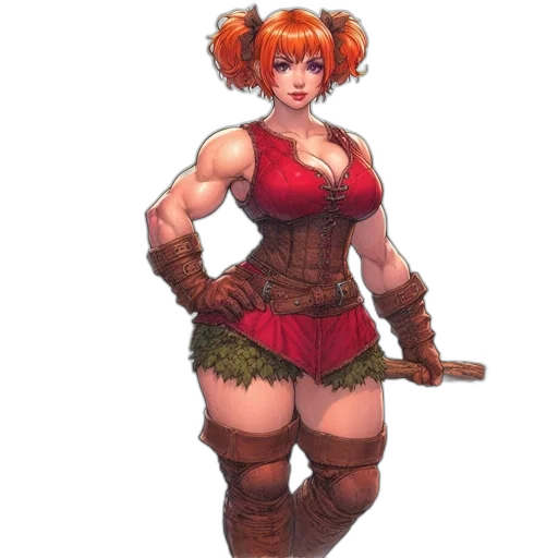 weapon, dress, staff, fantasy art transparent PNG cut-out