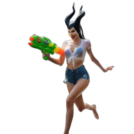 weapon, creature, concept art, 3d render transparent PNG cut-out