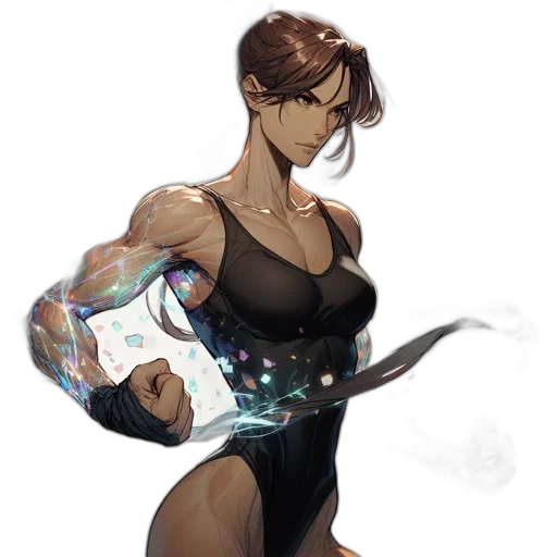 dress, staff, weapon, robot transparent PNG cut-out