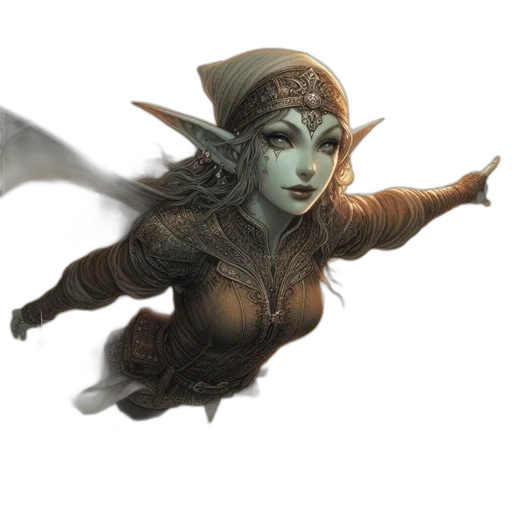 staff, dragon, fantasy art, concept art transparent PNG cut-out