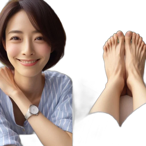 photorealistic, two, separate, photographs transparent PNG cut-out