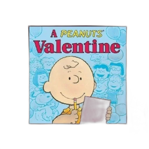 peanuts, valentine, book, cover transparent PNG cut-out