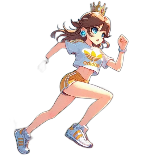 crown, staff, dress, anime transparent PNG cut-out