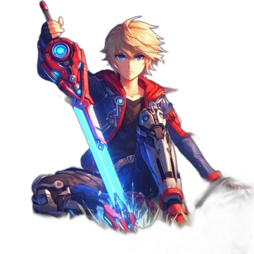 sword, weapon, staff, jacket transparent PNG cut-out