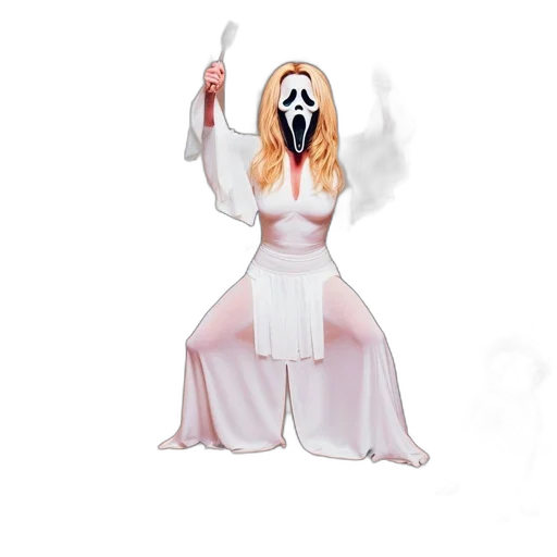 mask, creature, staff, concept art transparent PNG cut-out