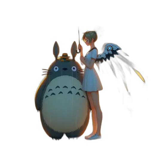 creature, animal, staff, weapon transparent PNG cut-out
