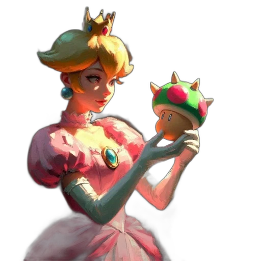crown, dress, weapon, staff transparent PNG cut-out