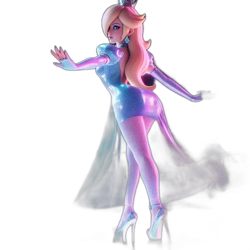 dress, concept art, 3d render, fantasy art transparent PNG cut-out