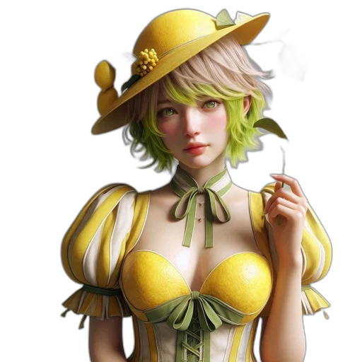 hat, dress, staff, crown transparent PNG cut-out