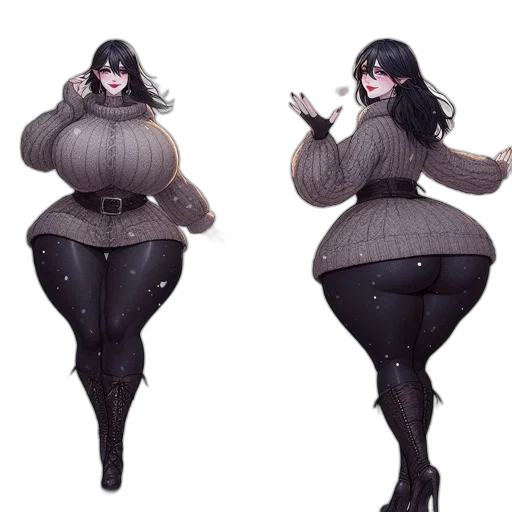 dress, concept art, 3d render, fantasy art transparent PNG cut-out