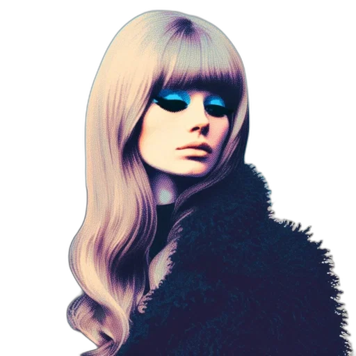 hair, face, photorealistic, cartoon transparent PNG cut-out