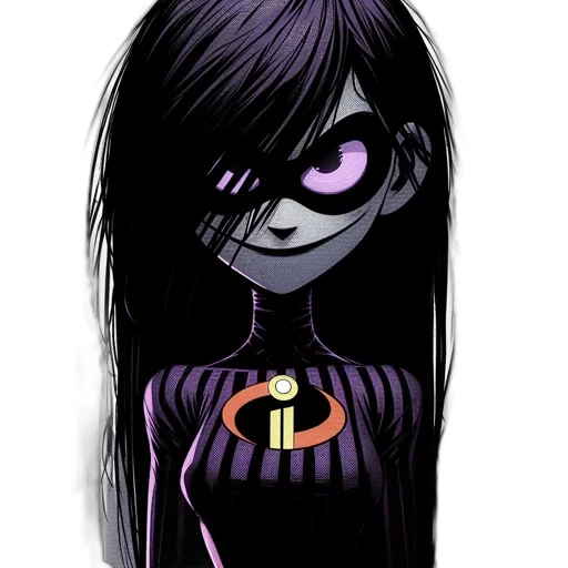 mask, creature, hair, face transparent PNG cut-out