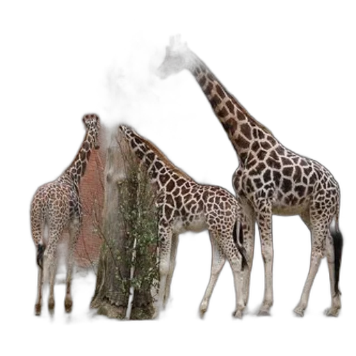 animal, creature, 3d render, photorealistic transparent PNG cut-out