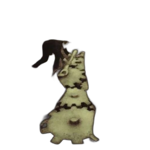 dress, creature, animal, staff transparent PNG cut-out