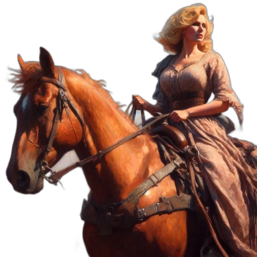dress, concept art, photorealistic, oil painting transparent PNG cut-out