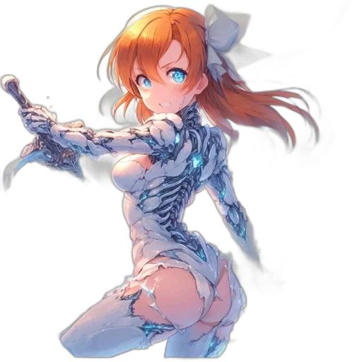 robot, weapon, sword, dress transparent PNG cut-out