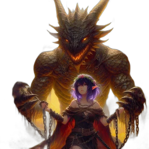 dragon, creature, fantasy art, concept art transparent PNG cut-out