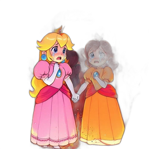 dress, staff, crown, concept art transparent PNG cut-out