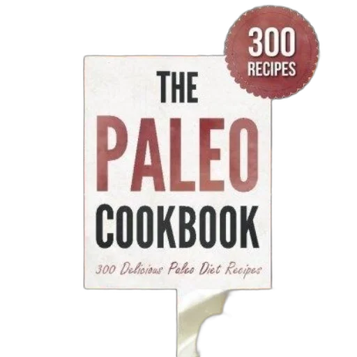 paleo, cookbook, 300, delicious transparent PNG cut-out