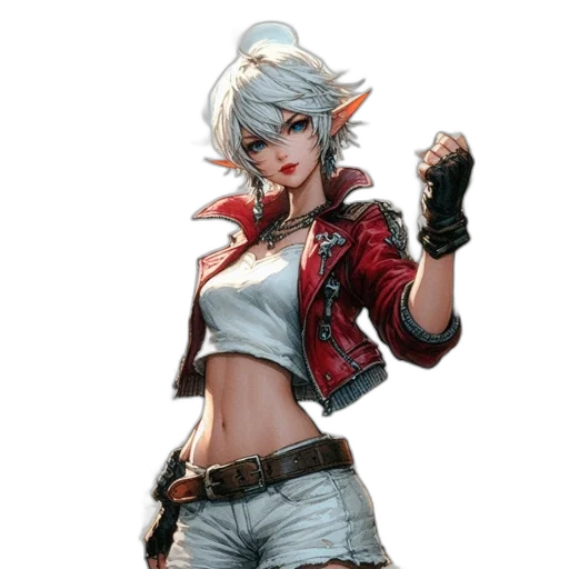 jacket, staff, weapon, concept art transparent PNG cut-out