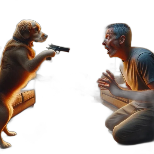 animal, weapon, concept art, photorealistic transparent PNG cut-out