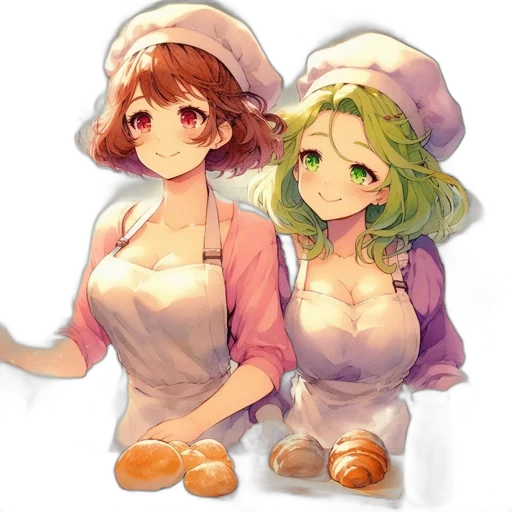 staff, dress, food, hat transparent PNG cut-out