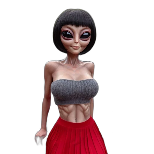 dress, robot, creature, concept art transparent PNG cut-out