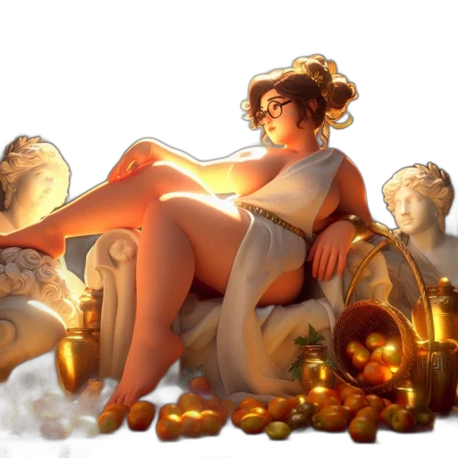 concept art, fantasy art, photorealistic, pixel art transparent PNG cut-out