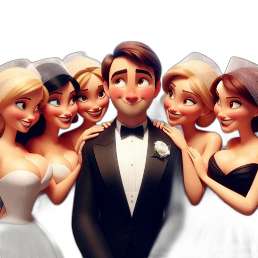 cartoon, 3d render, concept art, photorealistic transparent PNG cut-out