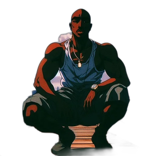 jacket, face, comic book art, concept art transparent PNG cut-out