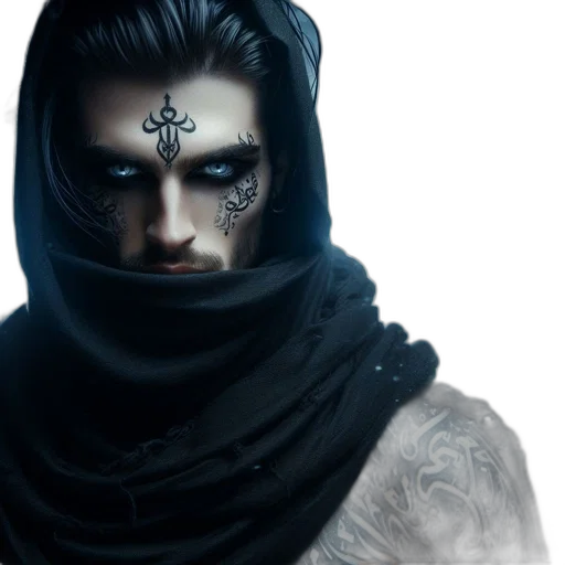 face, mask, jewelry, fantasy art transparent PNG cut-out