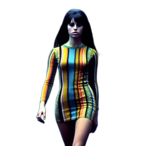 dress, concept art, 3d render, vaporwave transparent PNG cut-out